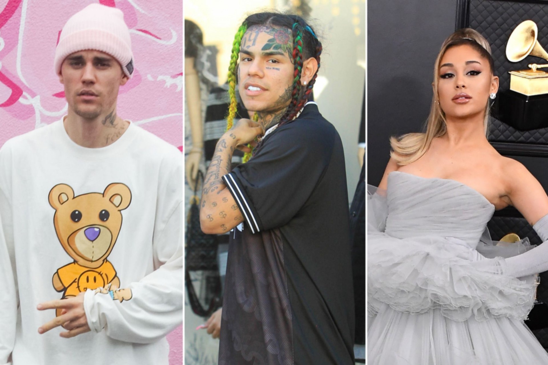 Ги обвини за корупција: Американскиот рапер Tekashi69 „удри“ по Гранде и Бибер