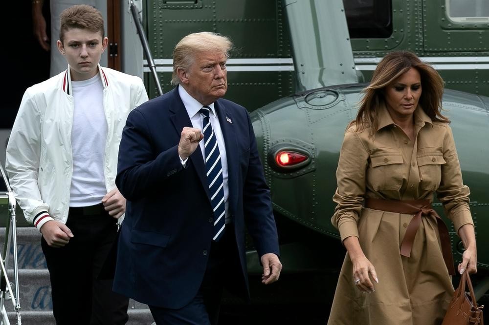 Непознати факти за синот на Меланија и Доналд Трамп: Барон како дете го мачкале со крема од кавијар