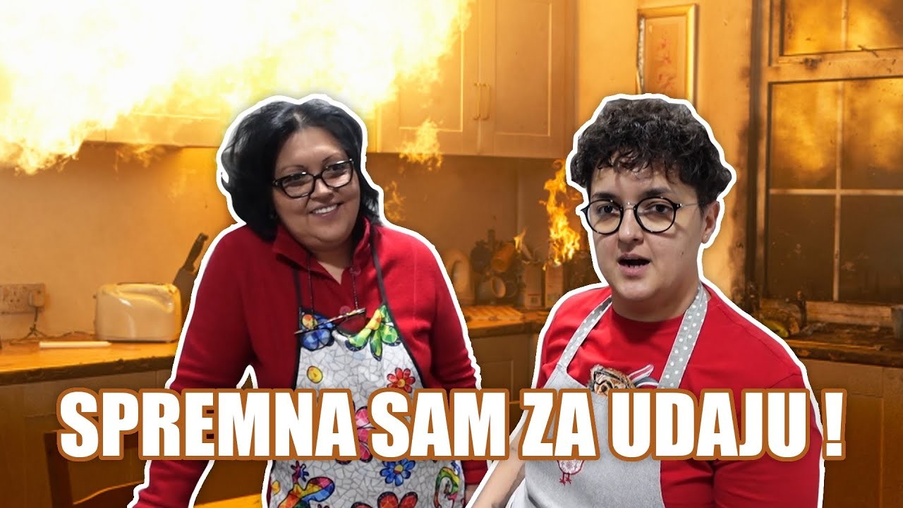 Спремна за мажење: Марија Шерифовиќ подготви македонско традиционално јадење