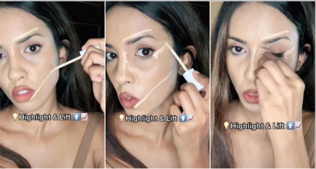 Супер трик од ТикТок: Како да нанесете коректор кој дава face - lift ефект?