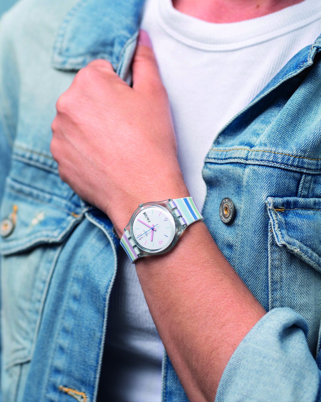Часовник на неделата: PASTEL ZEBRA на Swatch за љубителите на пастелни бои