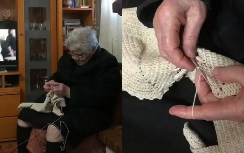 Баба која секој би ја посакал: На својата внука на старомоден начин ѝ прави кратки маици? (ВИДЕО)