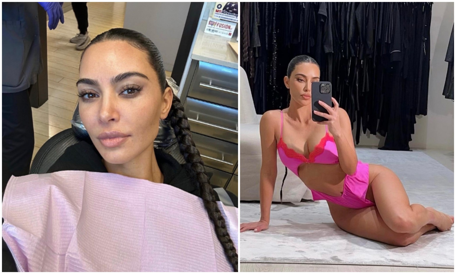 Ким Кардашијан на фотографиите кои ги објавува vs. на фотографиите што некој друг ги објавува - НЕ Е ИСТА (ФОТО)