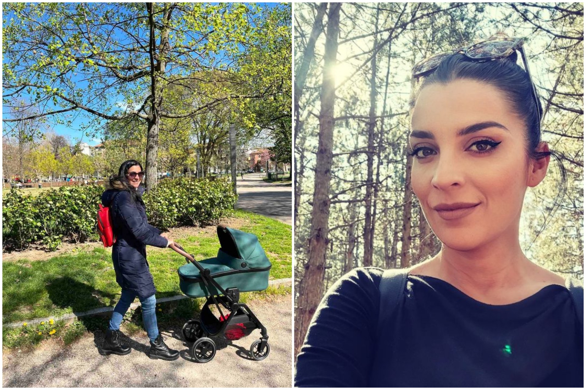 Една е тетка: Андријана Јаневска отпатува во Италија за да го види внукот (ФОТО)