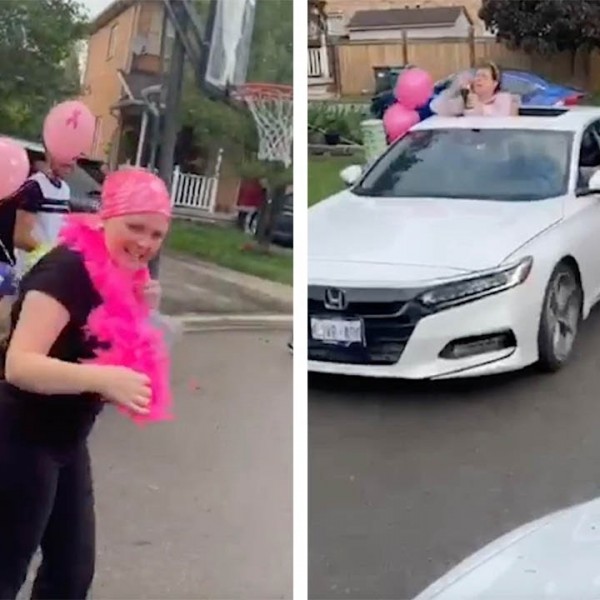 48 автобомили свиреа за неа: Мајка која го победи ракот ја пречекаа со изненадување