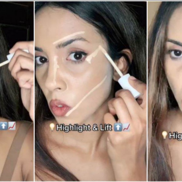 Супер трик од ТикТок: Како да нанесете коректор кој дава face - lift ефект?