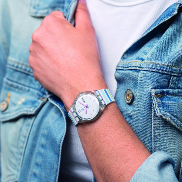Часовник на неделата: PASTEL ZEBRA на Swatch за љубителите на пастелни бои