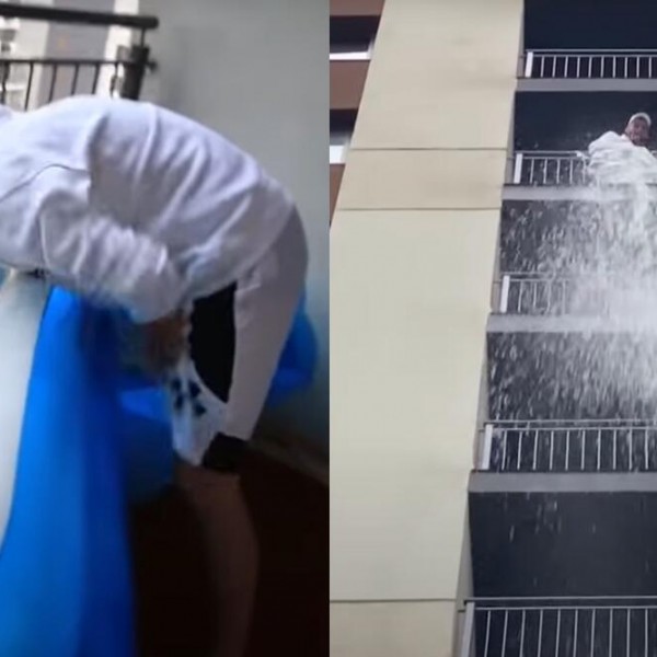 (ВИДЕО) Си го испразни базенот од тераса: Кој е некултурниот јутјубер кој го направи ова?