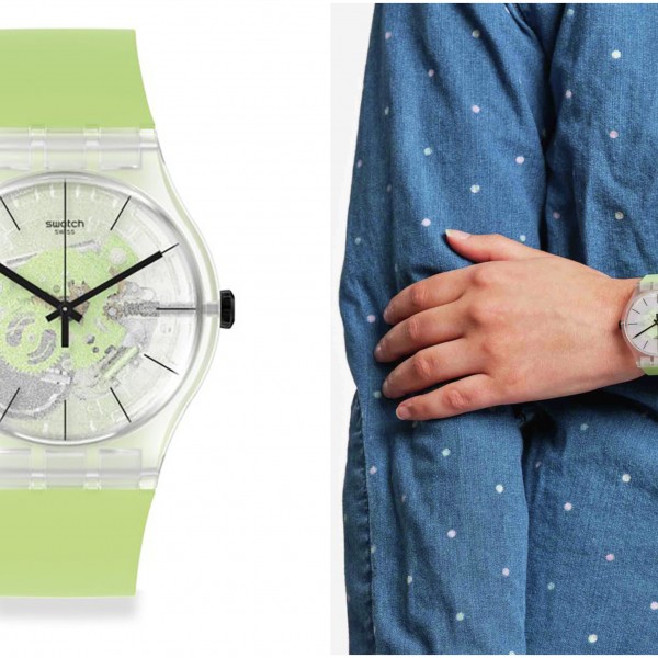 ЧАСОВНИК НА НЕДЕЛАТА: GREEN DAZE на Swatch - одличен додаток на секоја пролетна комбинација